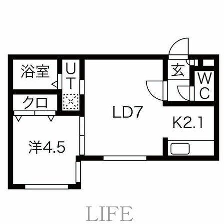 アール栄通の物件間取画像